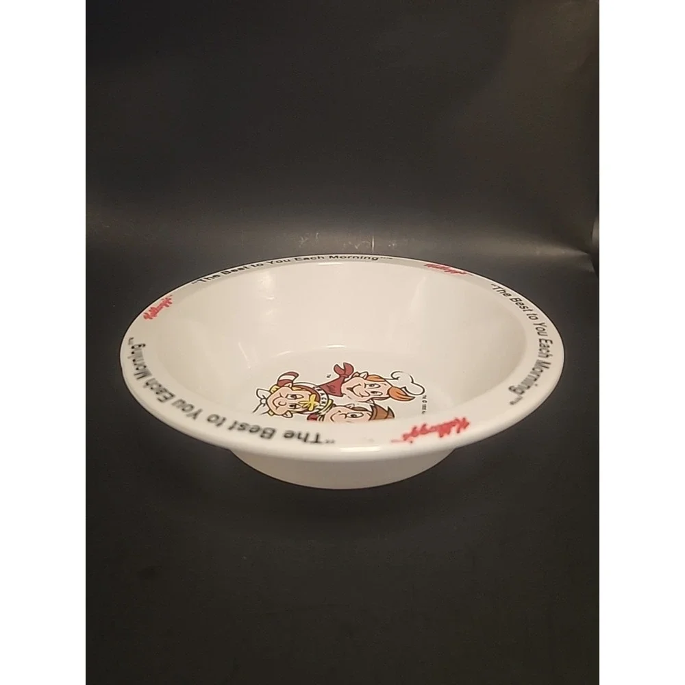 Vintage‎ Kelloggs Cereal Bowl: Rice Bubbles, Snap Crackle Pop